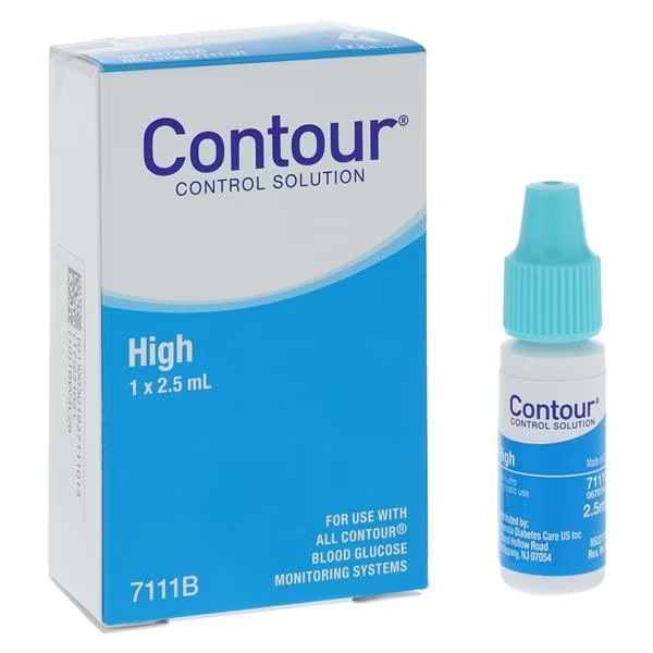 Control Solution Ascensia Blood Glucose Contour High CLIA Waived 2.5mL by Ascensia Diabetes Care  ID 7111